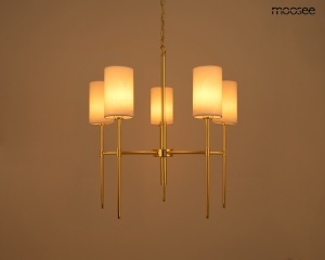 CANDELABRU IMPERIO 5, AURIE, CONFECTIONAT DIN METAL, STIL MODERN - Img 2