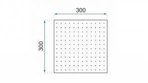 CAP DUS REA,ULTRA SLIM, SQUARE, 30X30, NEGRU, CALITATE SUPERIOARA, REA - Img 3