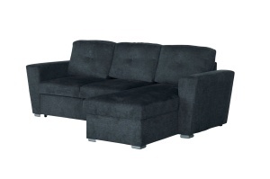 COLTAR CU SPATIU DE DEPOZITARE, APARTMENT 245CM, 3 LOCURI, REALIZAT DIN MATERIAL TEXTIL, DE CULOARE GRI, ARTIM GROUP - Img 11