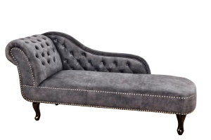 COLTAR/DIVAN 170CM, CATIFEA STRUCTURATA GRI, STIL CHESTERFIELD - Img 4