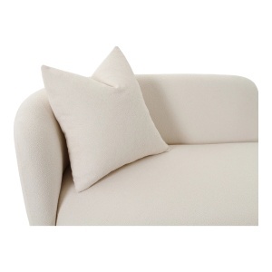 COLTAR DIVAN CU PERINA 175CM, DIN LEMN SI TEXTIL, CULOARE BEJ, HOUSE NORDIC - Img 8