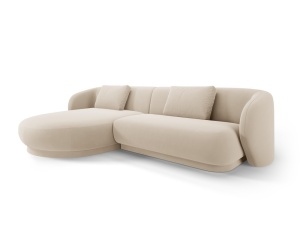 COLTAR ELEGANT 4 LOCURI, CAMDEN, BEIGE, STANGA, MATERIAL CATIFEA, ARTIM GROUP SELECTION - Img 1