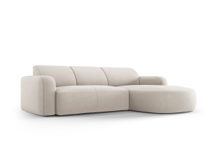 COLTAR ELEGANT DREAPTA 250CM, JASMIN 4 LOCURI, DIVERSE CULORI, MATERIAL CATIFEA, ARTIM GROUP COLLECTION - Img 3
