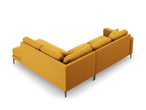 COLTAR ELEGANT DREAPTA 254CM, VENUS 5 LOCURI, DIVERSE CULORI, MATERIAL CATIFEA, ARTIM GROUP COLLECTION - Img 5