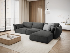 COLTAR ELEGANT DREAPTA 308CM, VANDA 4 LOCURI, DIVERSE CULORI, MATERIAL TEXTIL CHENILLE, ARTIM GROUP COLLECTION - Img 14