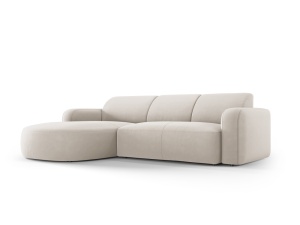COLTAR ELEGANT STANGA 250CM, JASMIN 4 LOCURI, DIVERSE CULORI, MATERIAL CATIFEA, ARTIM GROUP COLLECTION - Img 3