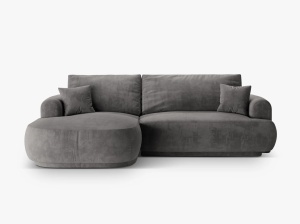 COLTAR EXTENSIBIL ELLA, STANGA, CU SPATIU DE DEPOZITARE, 5 LOCURI, 271 CM, DIVERSE CULORI SI MATERIALE, DESIGN DEOSEBIT - Img 4