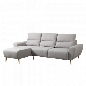 COLTAR EXTENSIBIL MOON GRI DIN LEMN SI TEXTIL - Img 7