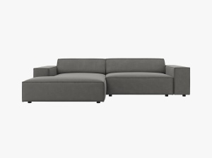 COLTAR JODIE, STANGA, 3 LOCURI, 224 CM, DIVERSE CULORI SI MATERIALE, DESIGN DEOSEBIT - Img 3