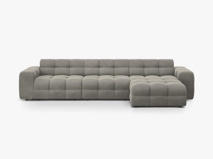 COLTAR KENDAL, DREAPTA, 5 LOCURI, 357 CM, DIVERSE CULORI SI MATERIALE, DESIGN DEOSEBIT