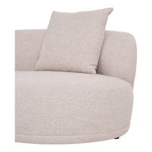 COLTAR KINGSTON 294CM, DIN LEMN SI TEXTIL, CULOARE BEJ NATUR, HOUSE NORDIC - Img 5