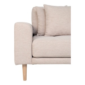 COLTAR LIDO CU 4 PERINI 290CM, DIN LEMN SI TEXTIL, CULOARE NISIPIU, HOUSE NORDIC - Img 4