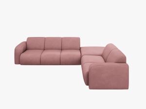 COLTAR MOLINO, DREAPTA, 6 LOCURI, 315 CM, DIVERSE CULORI SI MATERIALE, DESIGN DEOSEBIT - Img 2