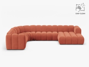 COLTAR PANORAMIC LUPIN, 370, PE STANGA, CORAI, CU TAPITERIE DIN TEXTIL CATIFEA VENUS, MICADONI