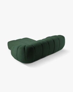 COLTAR PE DREAPTA DIANA, VERDE, 294X182 CM, TAPITAT CU TAPITERIE DIN TEXTIL STRUCTURAT BUBBLE MICADONI - Img 2