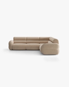 COLTAR SIMETRIC NEO, NISIPIU, 295X295 CM, TAPITAT CU TAPITERIE DIN TEXTIL CHENILLE SILENCIO, MICADONI