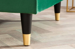 COLTAR SUPER CONFORTABIL 260CM, VELVET II, DIN LEMN SI CATIFEA VERDE SMARALD, ARTIM GROUP SELECTION - Img 6