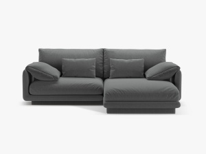 COLTAR TORINO, DREAPTA, 3 LOCURI, 220 CM, DIVERSE CULORI SI MATERIALE, DESIGN DEOSEBIT - Img 7
