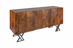 COMODA/BUFET, FLUID 160CM, DIN LEMN MASIV DE MANGO SI CADRUL DE METAL, ARTIM GROUP SELECTION - Img 5