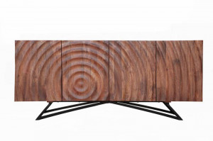 COMODA/BUFET LIVING, ZEN 177CM, LEMN DE MANGO, MARO/NEGRU, ARTIM GROUP SELECTION - Img 3