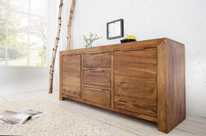 COMODA DIN LEMN MASIV 135CM, LAGOS, DESIGN RUSTIC, ARTIM GROUP SELECTION