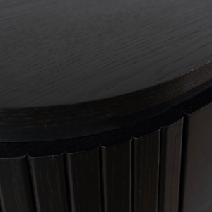 COMODA LIVING 160CM, ARTIM MEBLE, CU 3 USI, REALIZATA DIN MDF, CULOARE NEAGRA, STIL MODERN - Img 6
