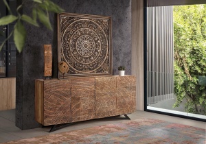 COMODA LIVING, ARTIM 1096, DIN LEMN DE SALCAM, SCULPTAT MANUAL, ARTIM GROUP SELECTION - Img 9