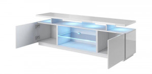 COMODA LIVING CU LED EVA RTV, ALBA, STIL MODERN, HALMAR - Img 3