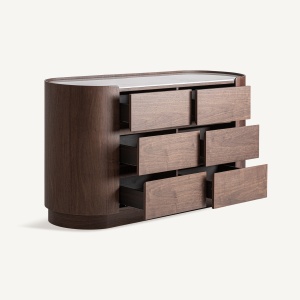 COMODA LIVING EXCLUSIVISTA STUETTA 140CM, FURNIR, MDF STEJAR SI PIATRA, VICAL HOME - Img 3