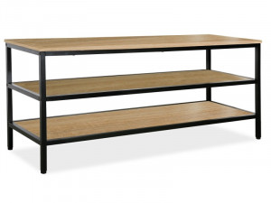 COMODA MERIS TV STEJAR/NEGRU STIL INDUSTRIAL SIGNAL