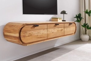 COMODA TV 160CM, ORGANIC, MONTAJ PERETE, LEMN DE SALCAM, ARTIM GROUP SELECTION - Img 4
