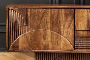 COMODA TV LIVING, ART DECO 200CM, LEMN DE MANGO, MODEL 3D, CULOARE MARO, ARTIM GROUP SELECTION - Img 3