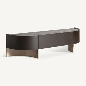 COMODA TV NEUVIC 200CM, DIN FURNIR DIN LEMN SI METAL, DESIGN CONTEMPORAN, VICAL HOME