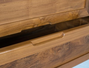 COMODA TV ORVIETO 180CM, REALIZATA DIN LEMN DE TEC, CULOARE NATUR, GINER Y COLOMER - Img 6
