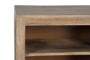 COMODA TV STIL 160CM, REALIZATA DIN LEMN DE MANGO, CULOARE NATUR, GINER Y COLOMER - Img 5