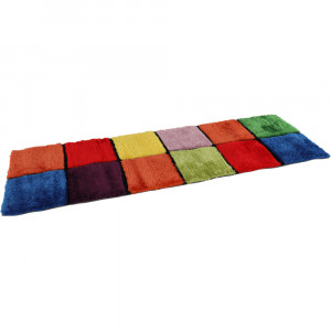 Covor, roşu/verde/galben/violet, 70x210, LUDVIG TYP 4, 0000201409