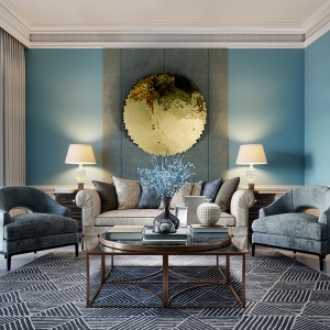 DECORATIUNE PERETE, MATRIX 100CM, METAL, AURIE, DESIGN EXCLUSIV - Img 1