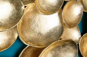 DECORATIUNE PERETE, VARIATION 100CM, COD 43223, METAL, DESIGN INDUSTRIAL - Img 3