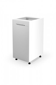 DULAP BUCATARIE VENTO ALB/STEJAR AURIU D-40/82 STIL MODERN HALMAR - Img 1