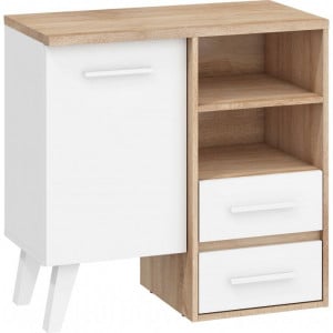 DULAP CU SERTARE NORDIS 1D2S DIVERSE NUANTE DIN PLACI LAMINATE DE CALITATE DESIGN SCANDINAV - Img 4