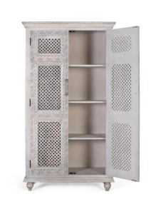 DULAP LIVING DEOSEBIT, COD 2295, LEMN DE MANGO, ALB ANTICHIZAT, ARTIM GROUP SELECTION - Img 2
