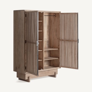DULAP LIVING GABIA 195CM, DIN LEMN DE MANGO, DESIGN CONTEMPORAN, VICAL HOME - Img 4