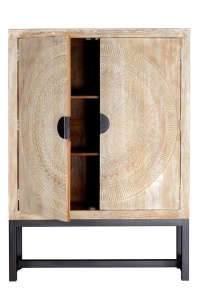 DULAP LIVING VIRI, 176CM, LEMN DE MANGO, REALIZAT MANUAL, ARTIM GROUP SELECTION - Img 4