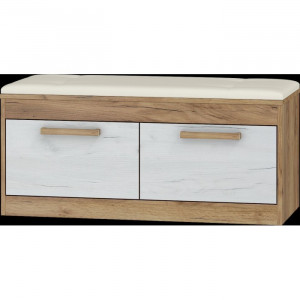 DULAP PENTRU PANTOFI DIN LEMN SI PIELE ECOLOGICA MAXIMUS 2D (MXS-38) - Img 4