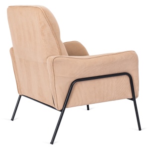 FOTOLIU, ARTIM MEBLE, REALIZAT DIN MATERIAL TEXTIL BEJ SI METAL, STIL MODERN - Img 3