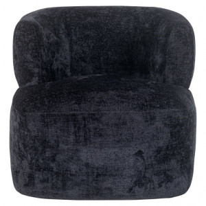 FOTOLIU CONFORTABIL DONNA, NEGRU, TAPITERIE CHENILLE, STIL MODERN, RICHMOND INTERIORS - Img 4