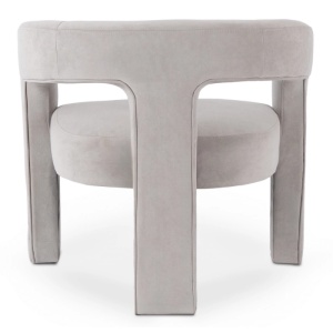 FOTOLIU DEOSEBIT, ARTIM MEBLE, REALIZAT DIN MATERIAL CATIFEA GRI SI METAL, STIL MODERN - Img 6
