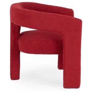 FOTOLIU DEOSEBIT, ARTIM MEBLE, REALIZAT DIN MATERIAL TEXTIL BOUCLE BURGUND, STIL MODERN - Img 4