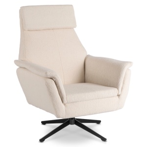FOTOLIU DEOSEBIT PIVOTANT, ARTIM MEBLE, REALIZAT DIN MATERIAL BOUCLE BEJ, STIL MODERN - Img 9