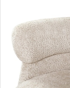 FOTOLIU ELEGANT MADAME BEJ, CONFECTIONAT DIN TEXTIL CHENILLE SI METAL, STIL MODERN - Img 6